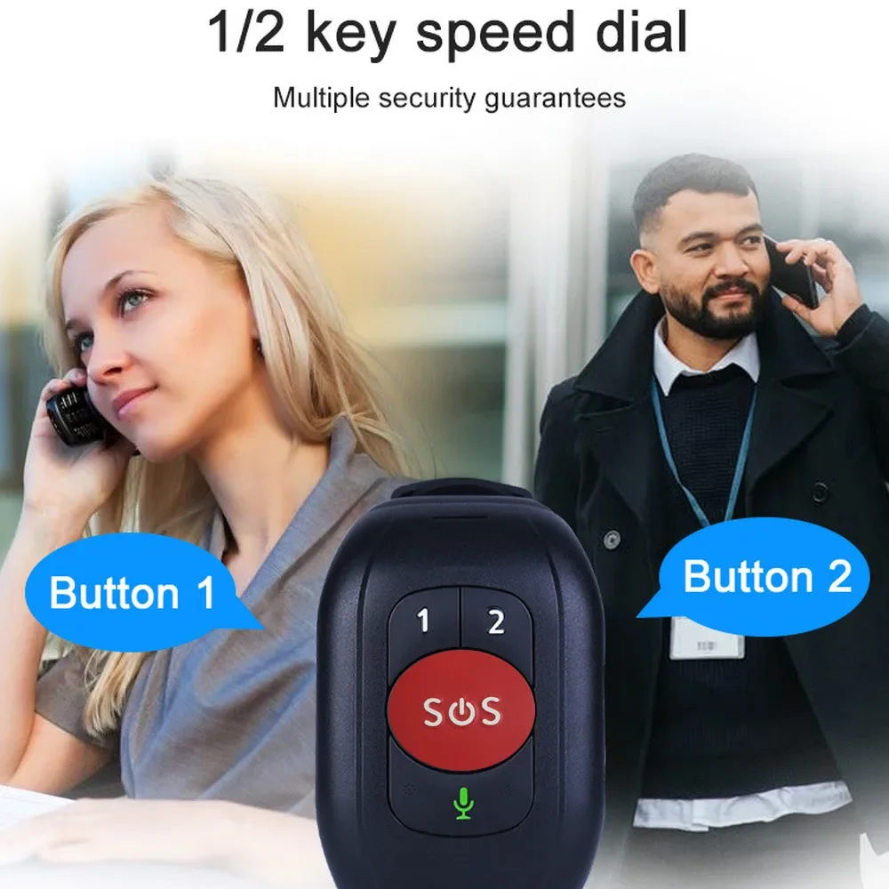 Fall Detection Watch - Часы 4G LTE SOS для пожилых