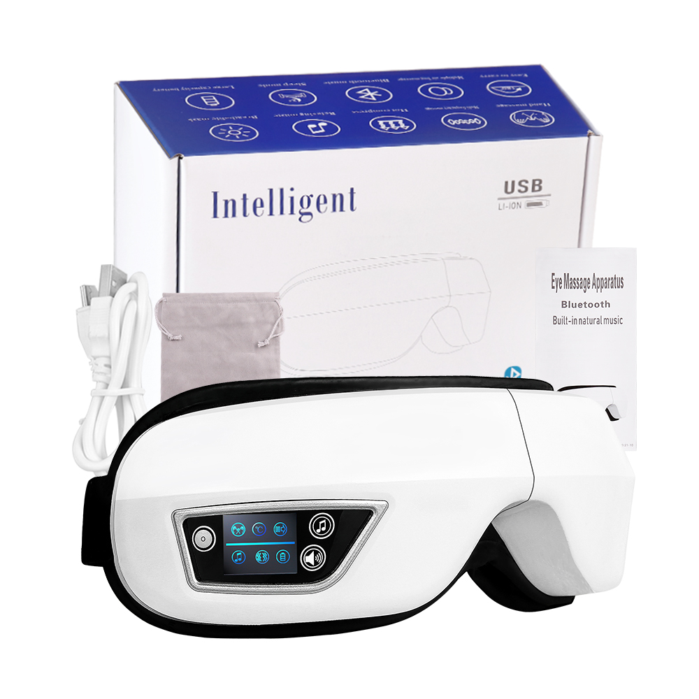 Light Therapy Glasses - Электрический массажер для глаз с Bluetooth,