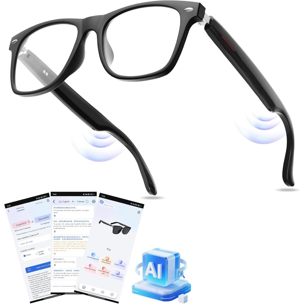 Smart Glasses Lens - Умные очки с функцией перевода в