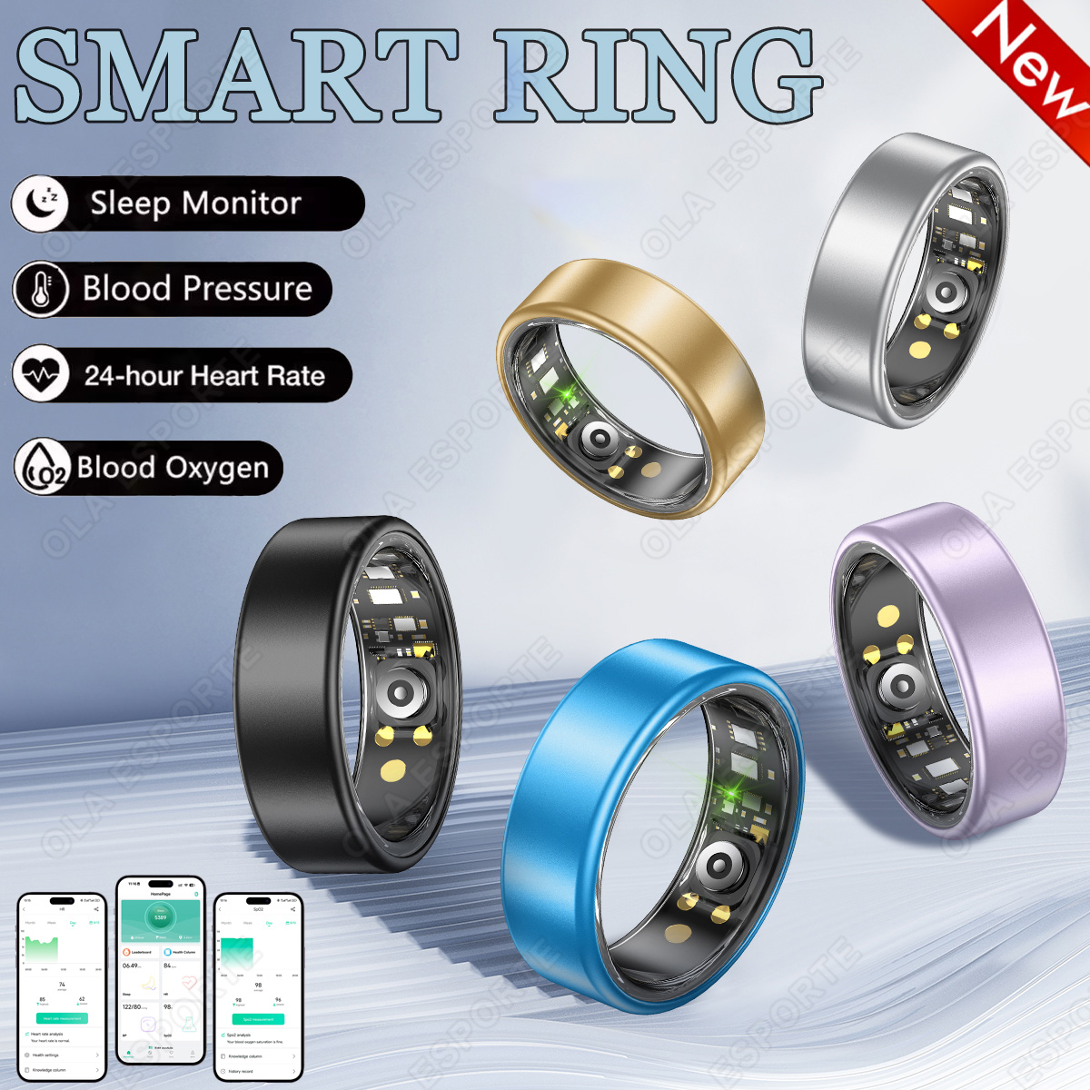 Temperature Ring Skin - Новое умное кольцо R09 для мужчин