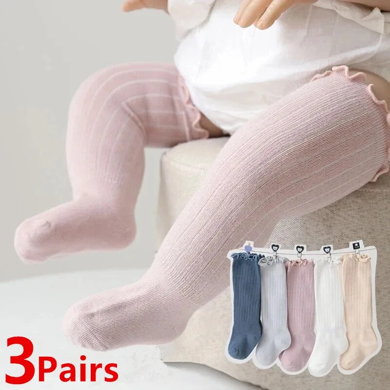 Baby Sock Oximeter - 3 пары/лот, носки для маленьких девочек,