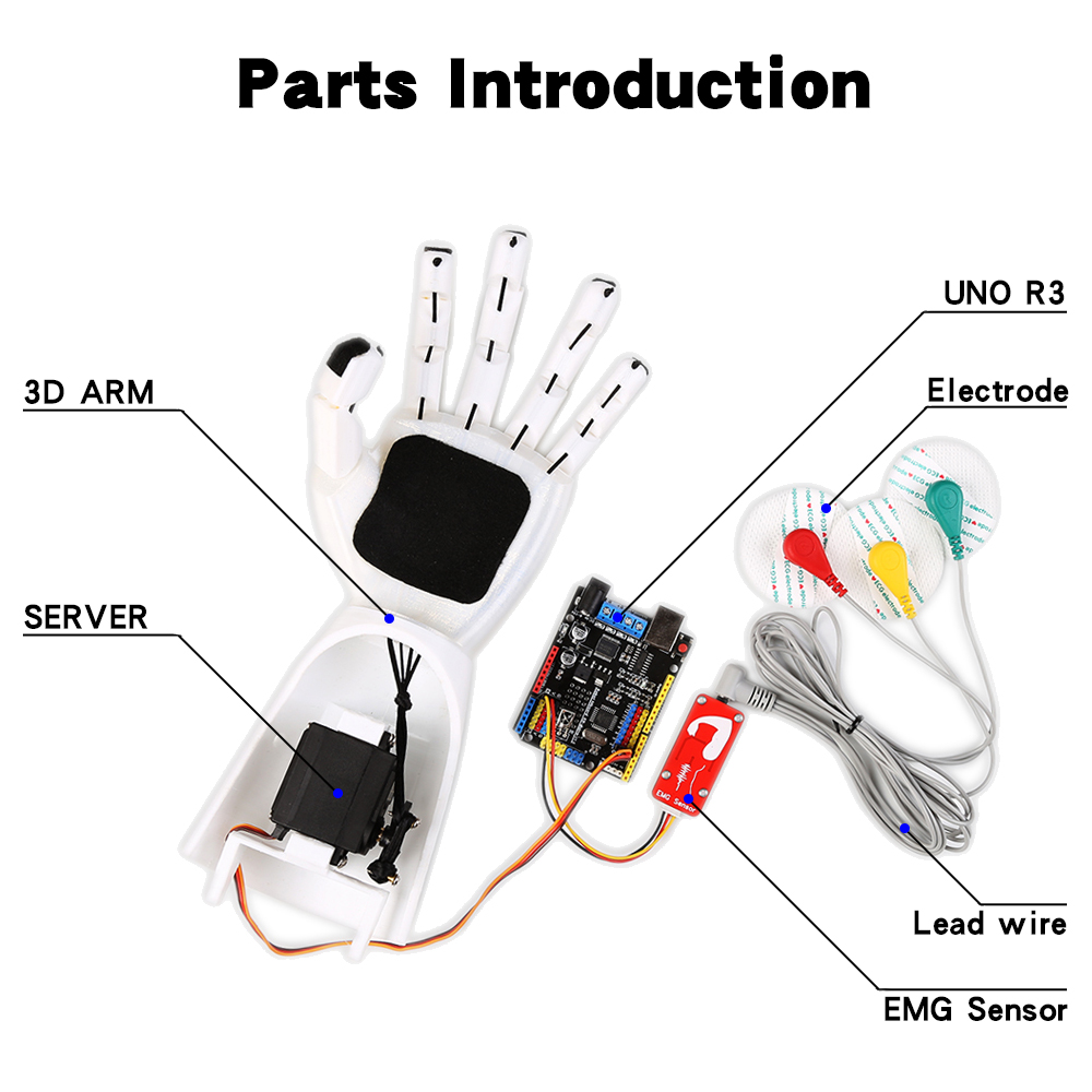 Датчик EMG, роботизированная р – обзор и цена Muscle Sensor Emg