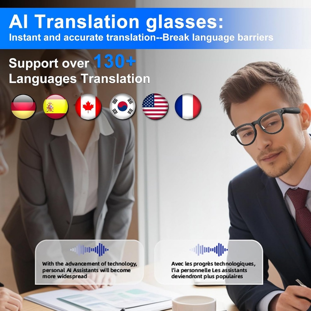 Умные очки с HD-камерой, функц – обзор и цена Smart Glasses Lens