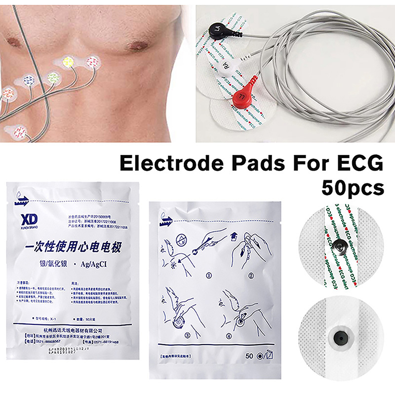 50 шт./упак. Электродные патчи – обзор и цена Ecg Patch Monitor