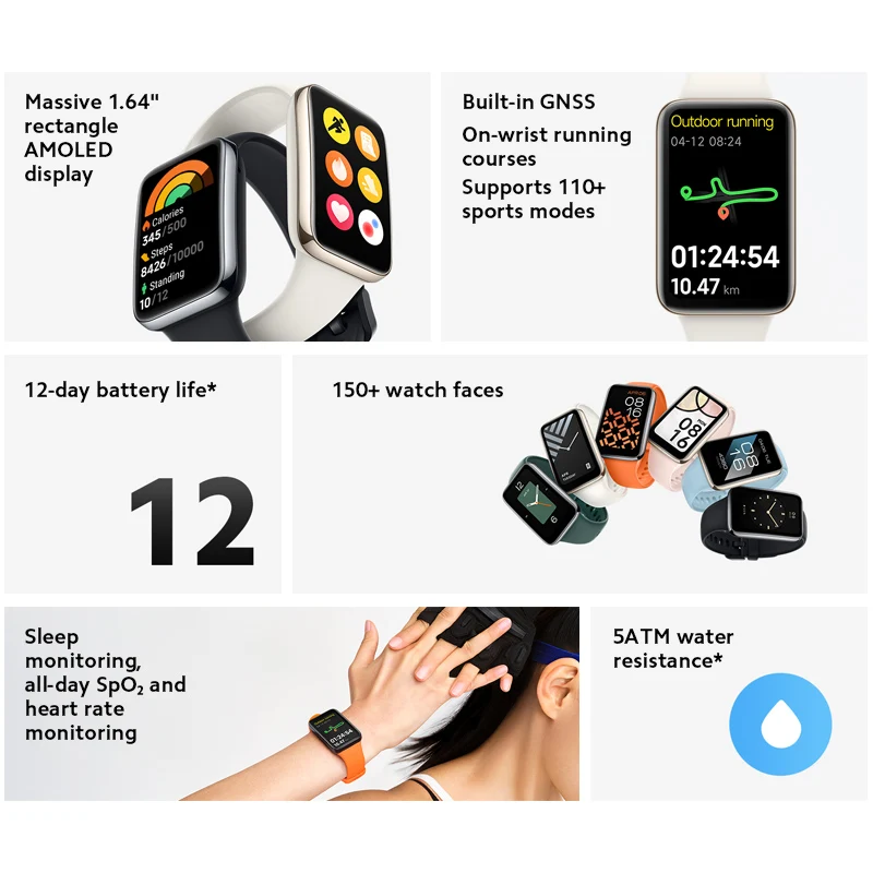 Смарт-часы Mi Band 7 Pro (глоб – обзор и цена Breath Rate Monitor