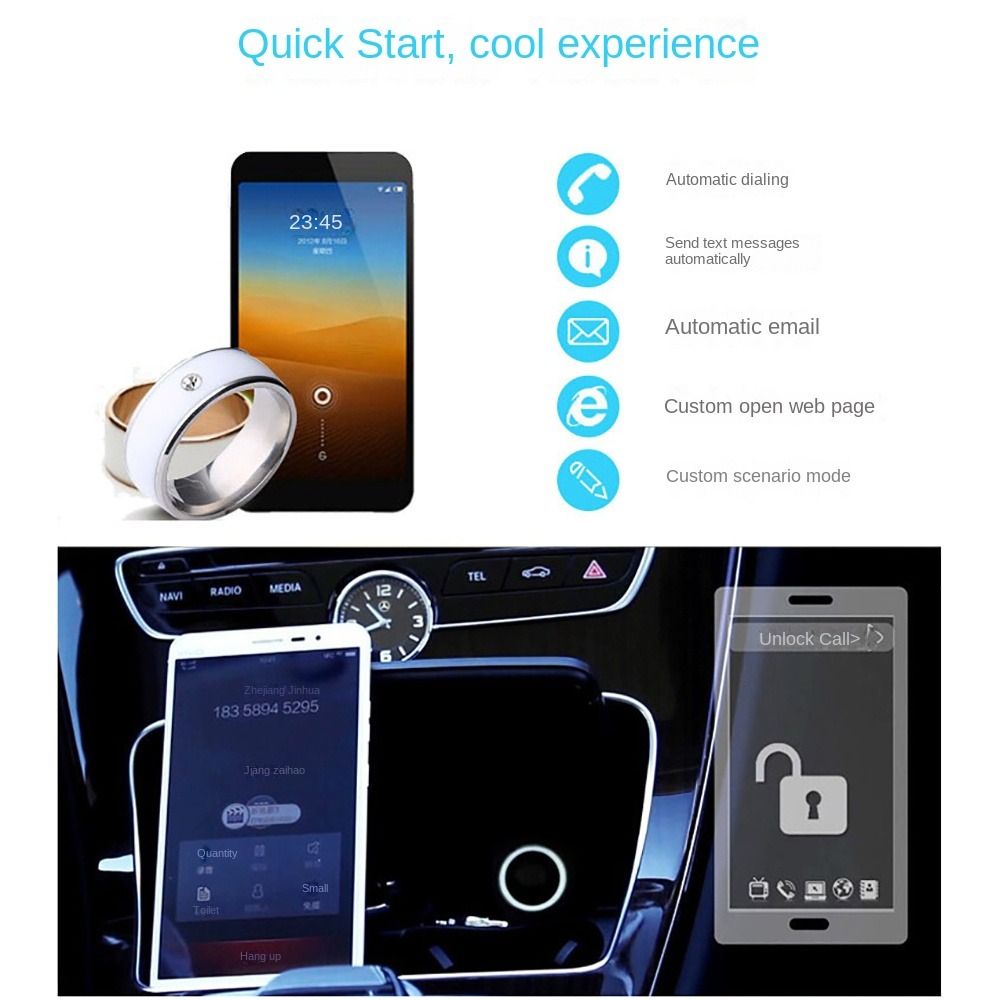 Многофункциональное женское ум – обзор и цена Smart Ring Nfc Pay