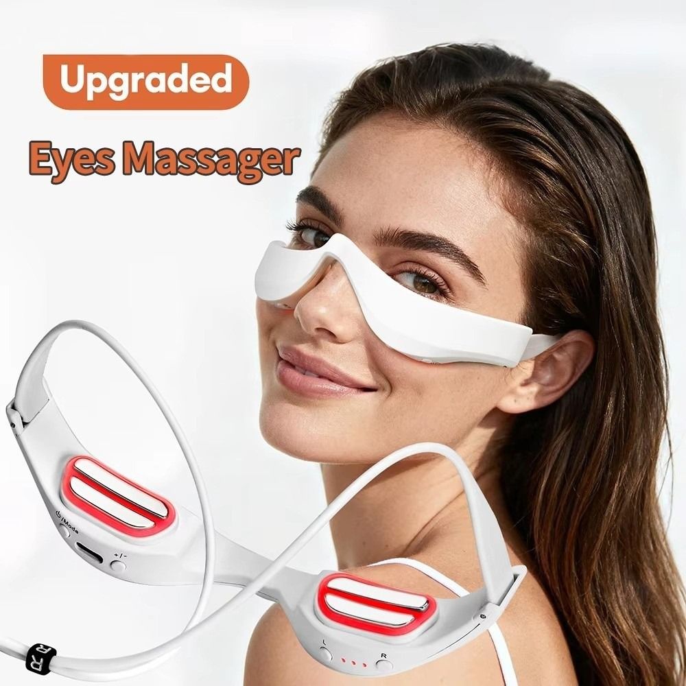 3D-массажер для глаз с красной – обзор и цена Light Therapy Glasses
