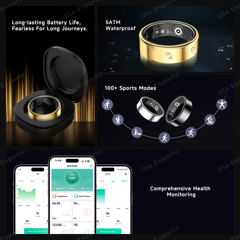 Новое умное кольцо R09 для муж – обзор и цена Temperature Ring Skin