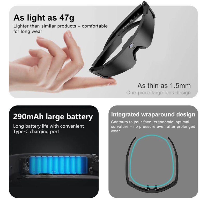 Умные очки Mijia Al: спортивны – обзор и цена Smart Glasses Lens