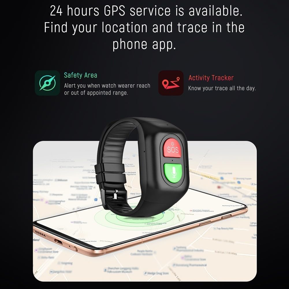 Wonlex S8 GPS-трекер для пожил – обзор и цена Fall Detection Watch